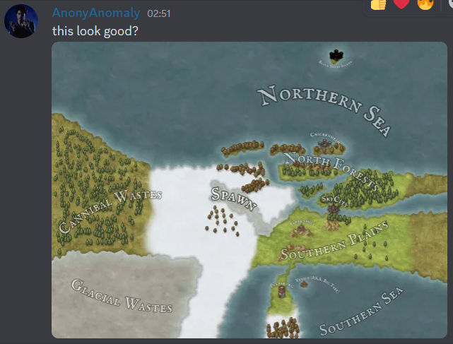 glorious map with rumors of the lamb land shed by lamp light.png